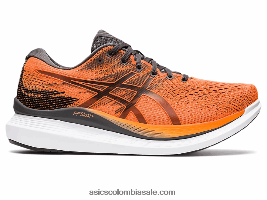 hombres Asics paseo en planeador 3 impactante naranja/negro 20X82N1142