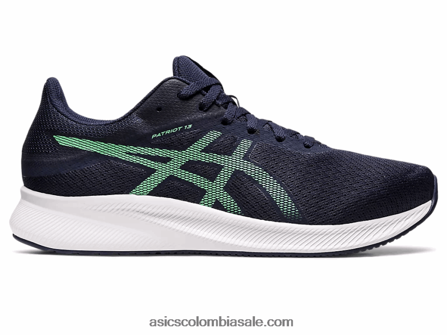 hombres Asics patriota 13 medianoche/hoja nueva 20X82N1214