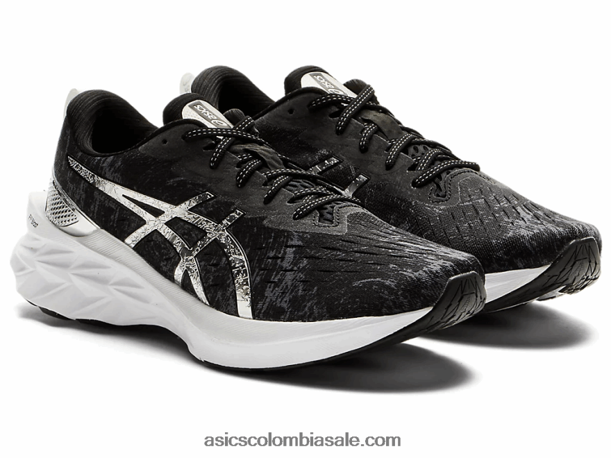 hombres Asics platino novablast 2 gris portador/plata pura 20X82N1245