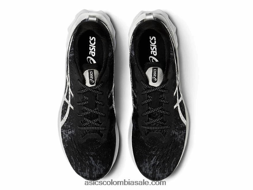 hombres Asics platino novablast 2 gris portador/plata pura 20X82N1245