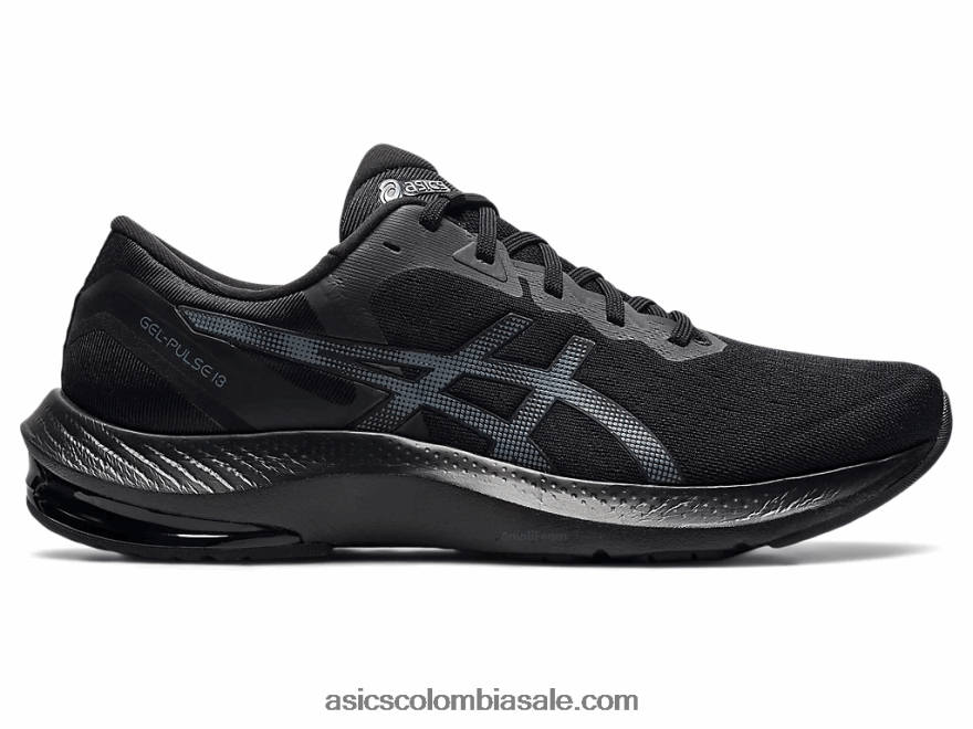 hombres Asics pulso de gel 13 negro/metrópolis 20X82N1848