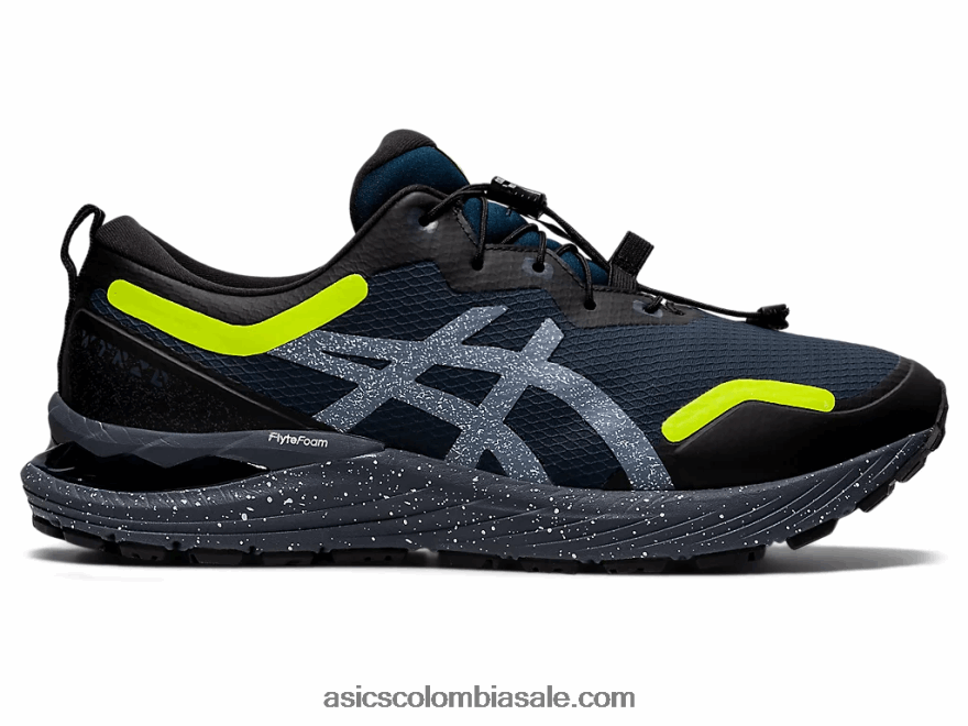 hombres Asics punzón gel-cumulus 23 azul francés/amarillo de seguridad 20X82N1631