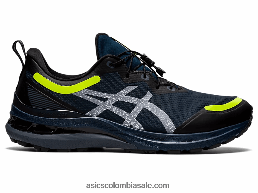 hombres Asics punzón gel-kayano 28 azul francés/amarillo de seguridad 20X82N1640