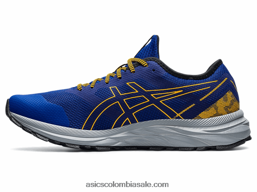 hombres Asics rastro de excitación de gel azul mónaco/girasol 20X82N1722