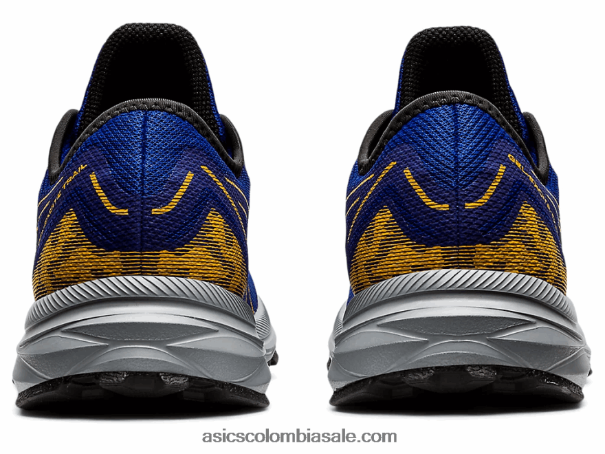 hombres Asics rastro de excitación de gel azul mónaco/girasol 20X82N1722