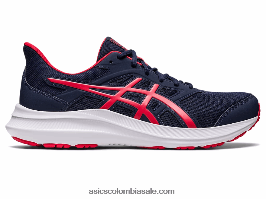 hombres Asics sacudida 4 medianoche/rojo eléctrico 20X82N510
