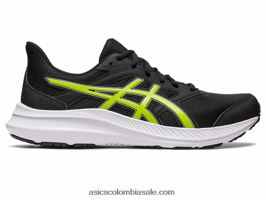 hombres Asics sacudida 4 ralladura de lima/negra 20X82N544