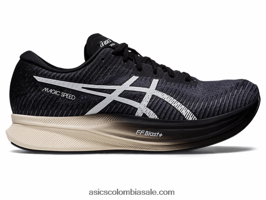 hombres Asics velocidad mágica 2 portador gris/blanco 20X82N805