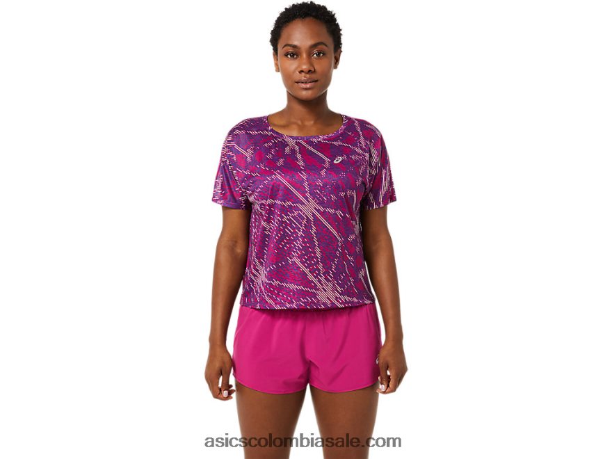 mujer Asics blusa manga corta sakura yo zakura aop 20X82N3329