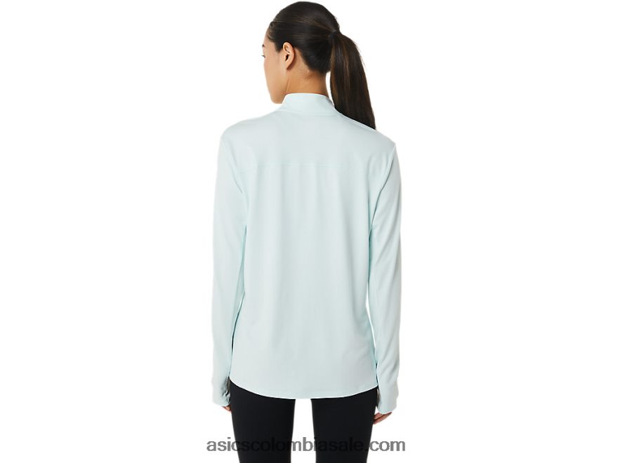 mujer Asics media cremallera lista para usar mar calmante 20X82N2912