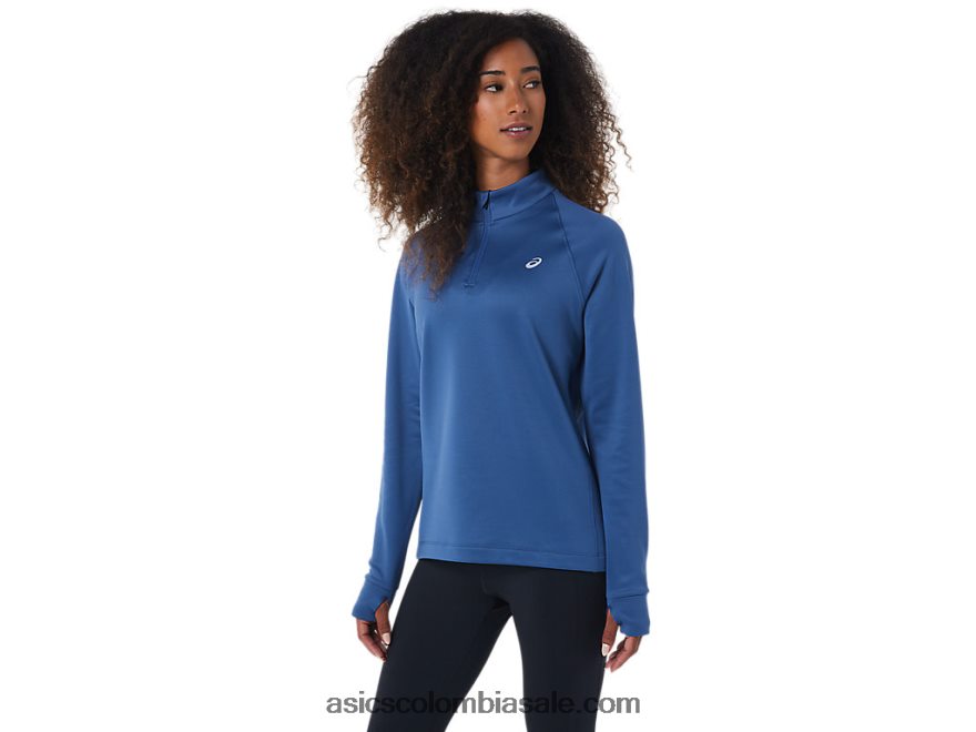 mujer Asics termopolis 1/4 zip gran tiburon 20X82N2799