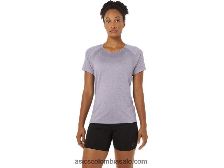 mujer Asics top c110 manga corta pr lyte violeta anochecer 20X82N2285