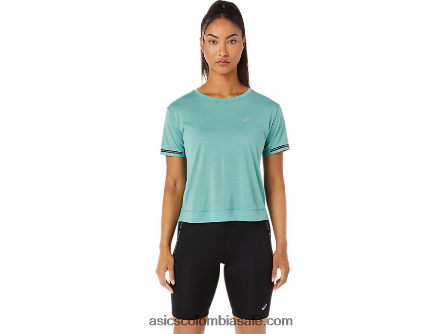 mujer Asics top corto de carrera sabio 20X82N3254