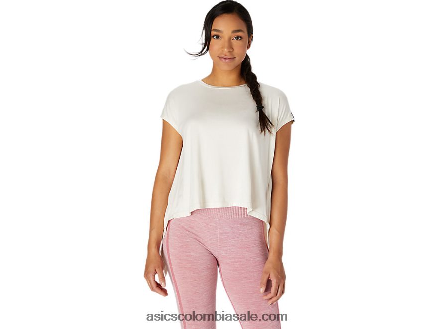 mujer Asics top de manga corta abedul 20X82N3667