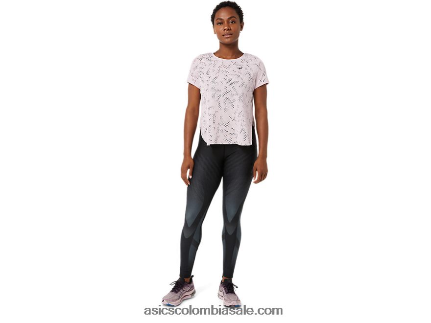 mujer Asics ventilar actibreeze camiseta de manga corta apenas rosa 20X82N3471