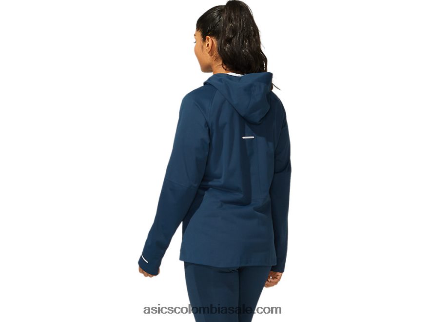 mujer Asics acelerar la chaqueta azul francés 20X82N4050
