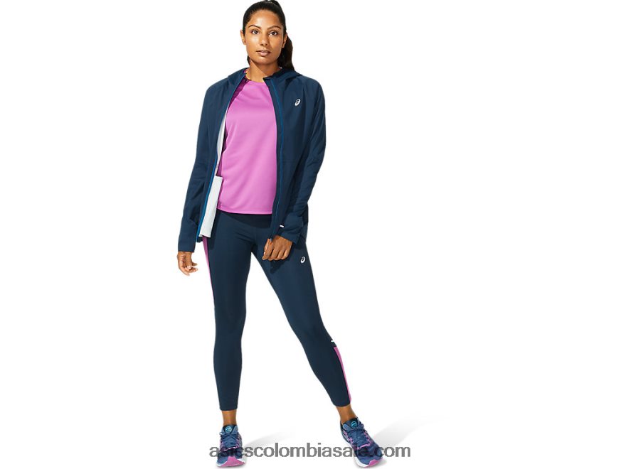 mujer Asics acelerar la chaqueta azul francés 20X82N4050