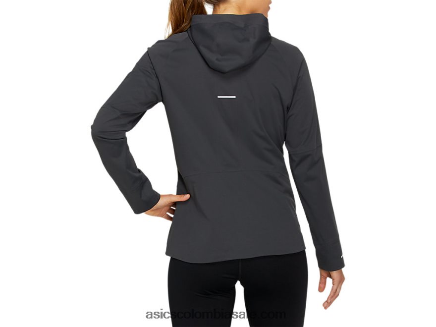 mujer Asics acelerar la chaqueta gris grafito 20X82N4144