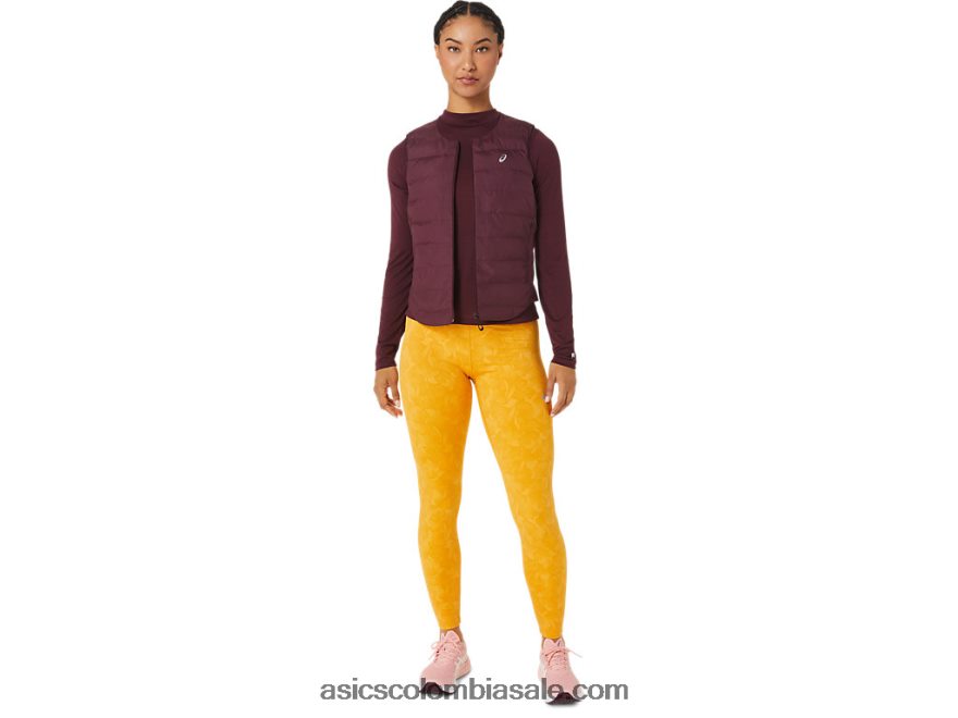 mujer Asics chaleco acolchado runkoyo marte profundo 20X82N2801