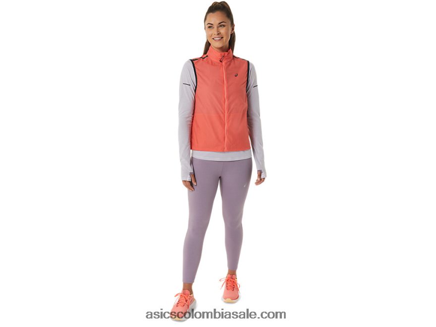 mujer Asics chaleco plegable metarun papaya 20X82N2502