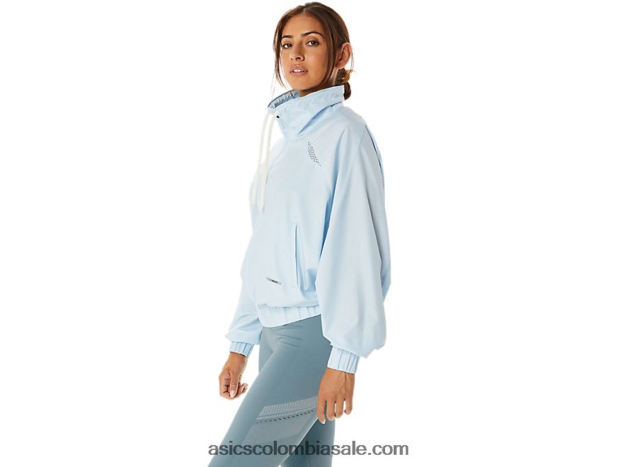 mujer Asics chamarra tejida actibreeze nagino cielo 20X82N2236