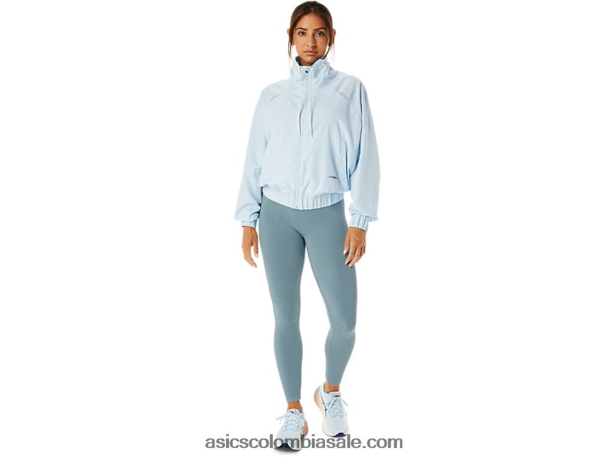 mujer Asics chamarra tejida actibreeze nagino cielo 20X82N2236
