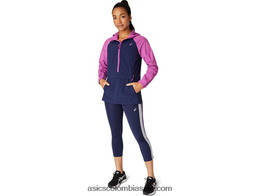 mujer Asics chaqueta anorak uva/peacoat digital 20X82N4114