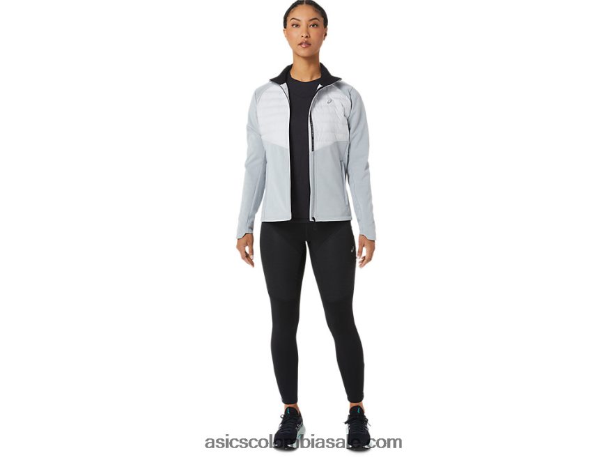 mujer Asics chaqueta de correr de invierno brezo gris glaciar 20X82N2827