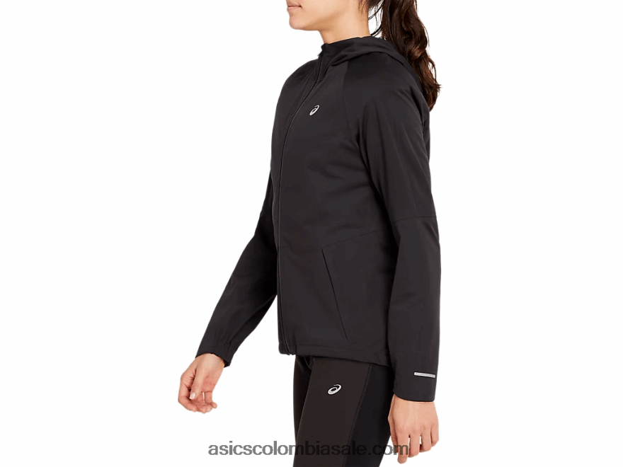mujer Asics chaqueta de invierno acelera rendimiento negro 20X82N3419