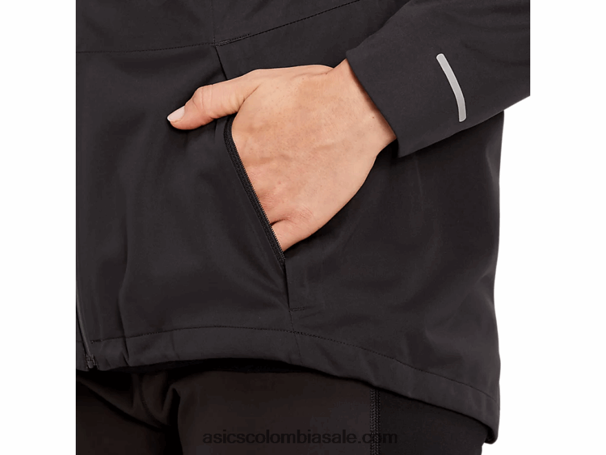 mujer Asics chaqueta de invierno acelera rendimiento negro 20X82N3419