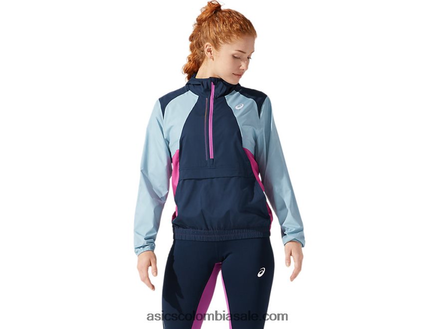 mujer Asics chaqueta de visibilidad azul francés/azul humo 20X82N4058