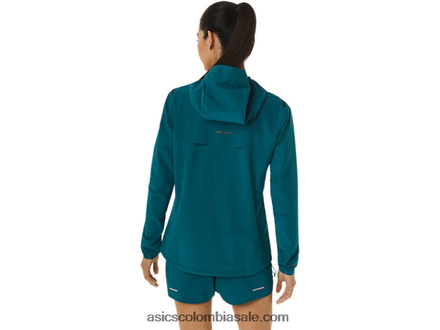 mujer Asics chaqueta impermeable 2.0 acelera pino terciopelo 20X82N3076