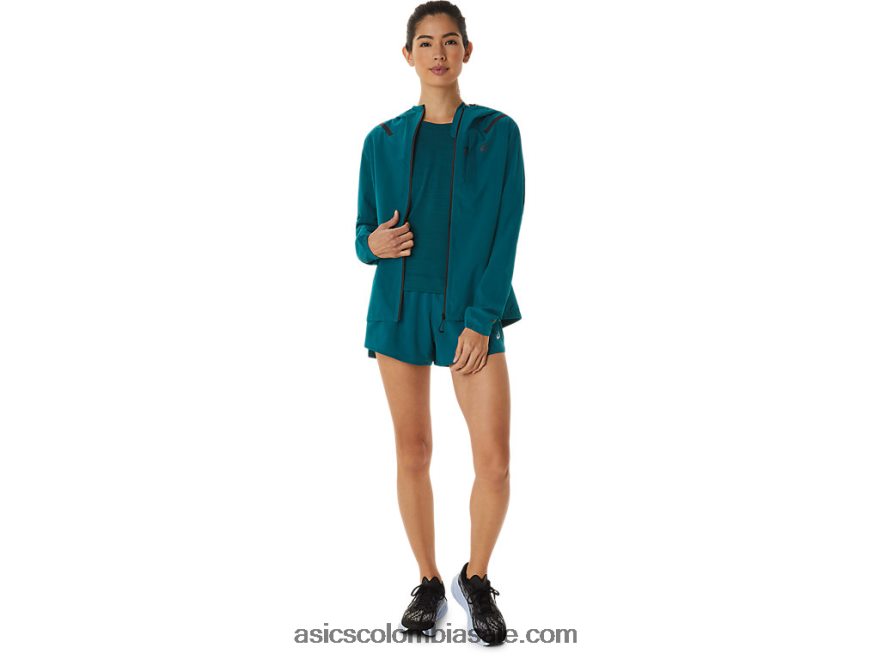 mujer Asics chaqueta impermeable 2.0 acelera pino terciopelo 20X82N3076