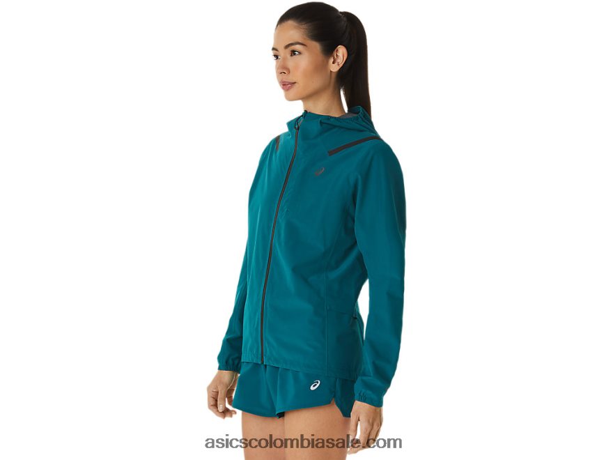 mujer Asics chaqueta impermeable 2.0 acelera pino terciopelo 20X82N3076