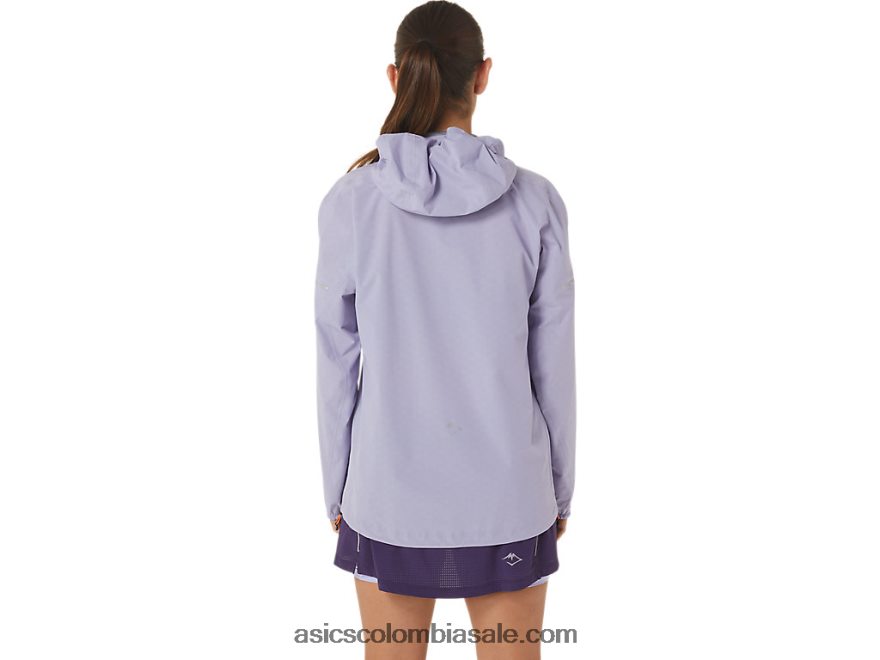 mujer Asics chaqueta impermeable fujitrail vapor 20X82N3077