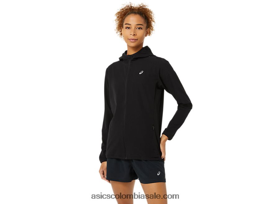 mujer Asics chaqueta lista para usar rendimiento negro 20X82N3492