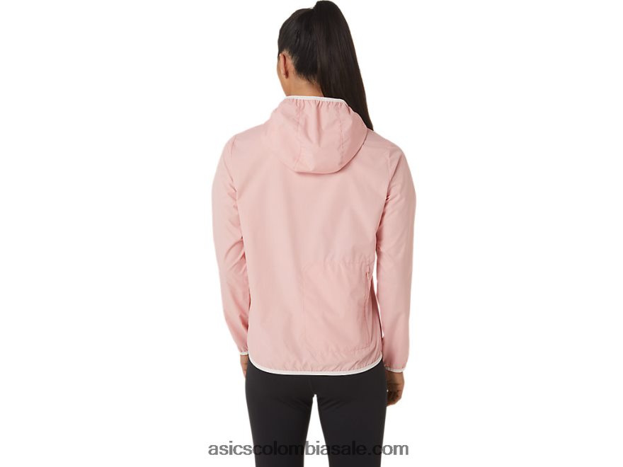 mujer Asics chaqueta plegable rosa helada/cielo suave 20X82N3021