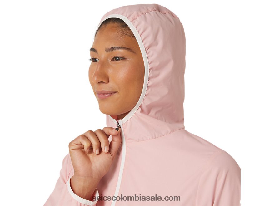 mujer Asics chaqueta plegable rosa helada/cielo suave 20X82N3021