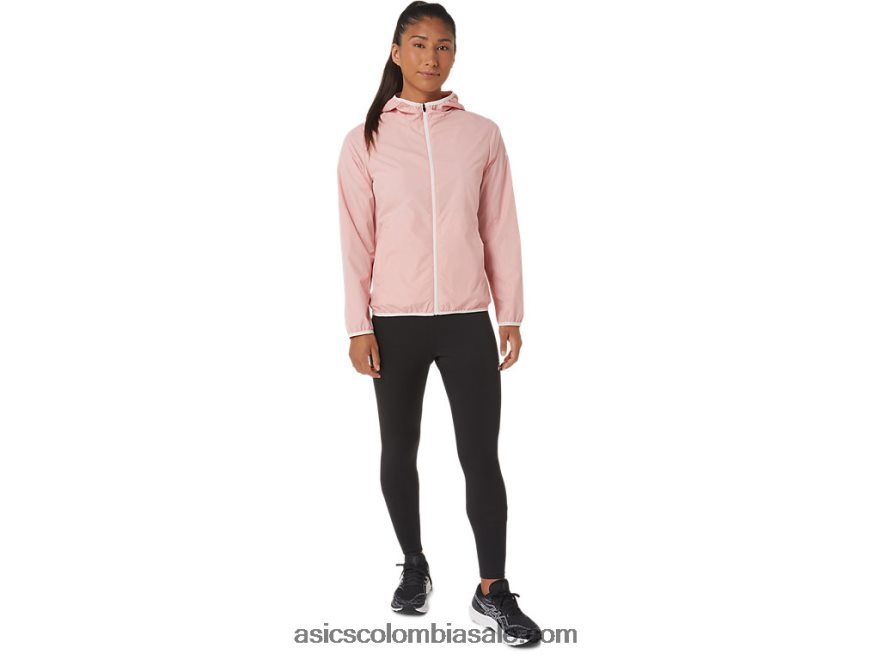mujer Asics chaqueta plegable rosa helada/cielo suave 20X82N3021