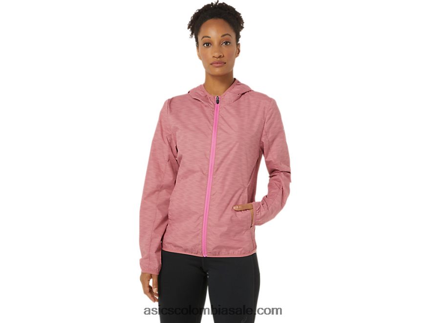 mujer Asics chaqueta plegable tinte espacial rosa ahumado/fruta del dragón 20X82N3858