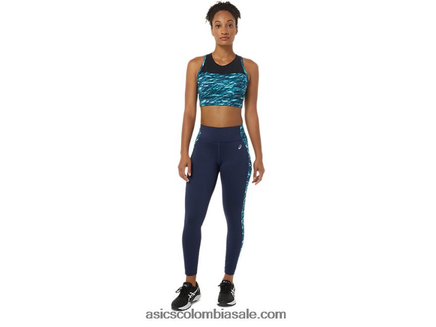 mujer Asics Mallas de rendimiento 7/8 chaquetón/hielo fresco multi 20X82N3788