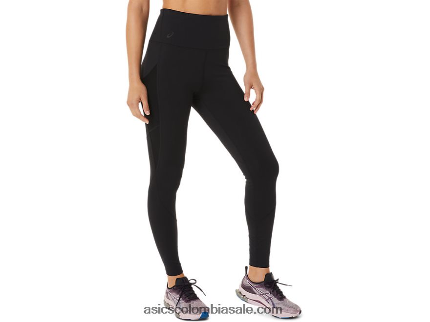 mujer Asics apretado entrenamiento movekoyo rendimiento negro 20X82N2837