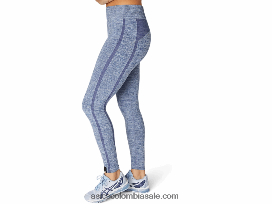 mujer Asics apretado sin costuras trueno azul 20X82N3665