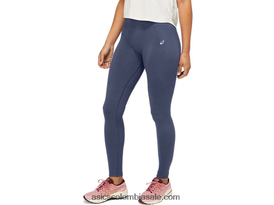 mujer Asics apretado sin costuras trueno azul 20X82N3848