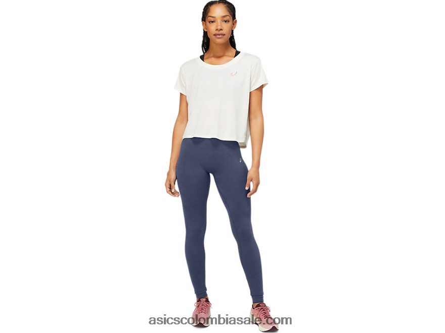 mujer Asics apretado sin costuras trueno azul 20X82N3848