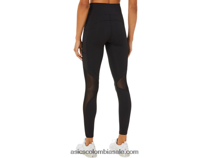 mujer Asics bloque de malla apretado rendimiento negro 20X82N3412
