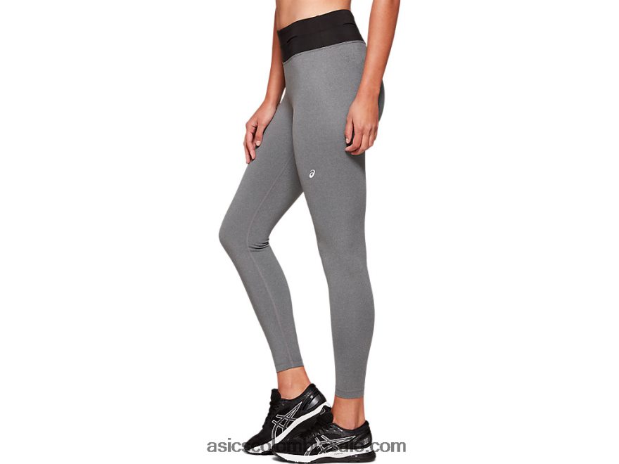 mujer Asics fuerte jaspeado gris oscuro/negro 20X82N4139