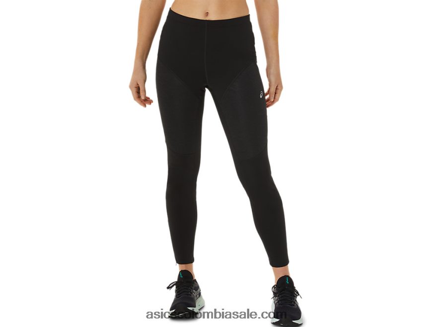 mujer Asics invierno correr apretado rendimiento negro 20X82N2807