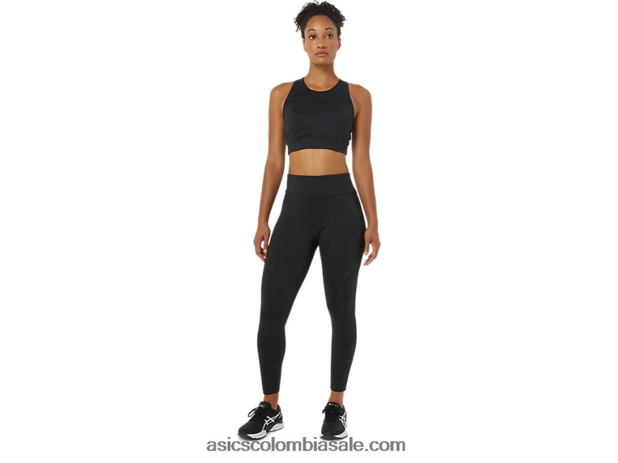 mujer Asics kate 7/8 apretado rendimiento negro 20X82N3751