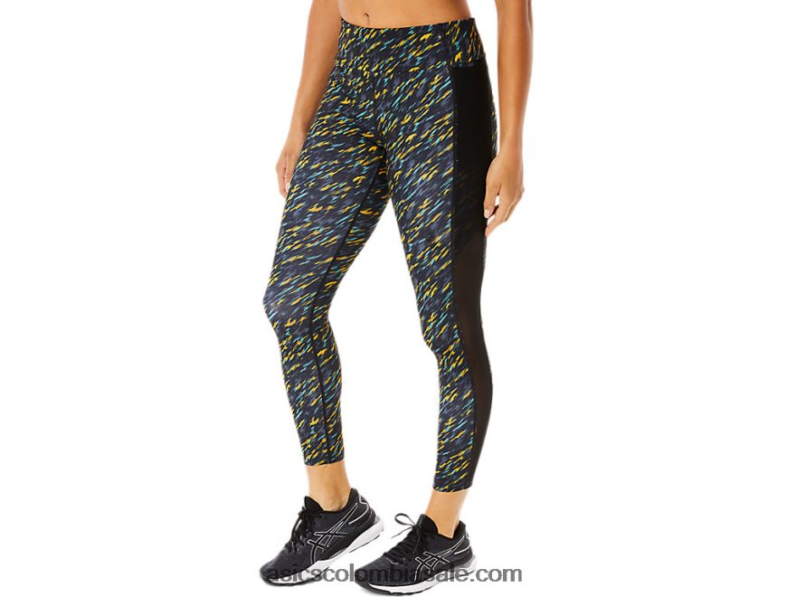 mujer Asics kate 7/8 apretado sombra de noche/estampado de salvia 20X82N3408